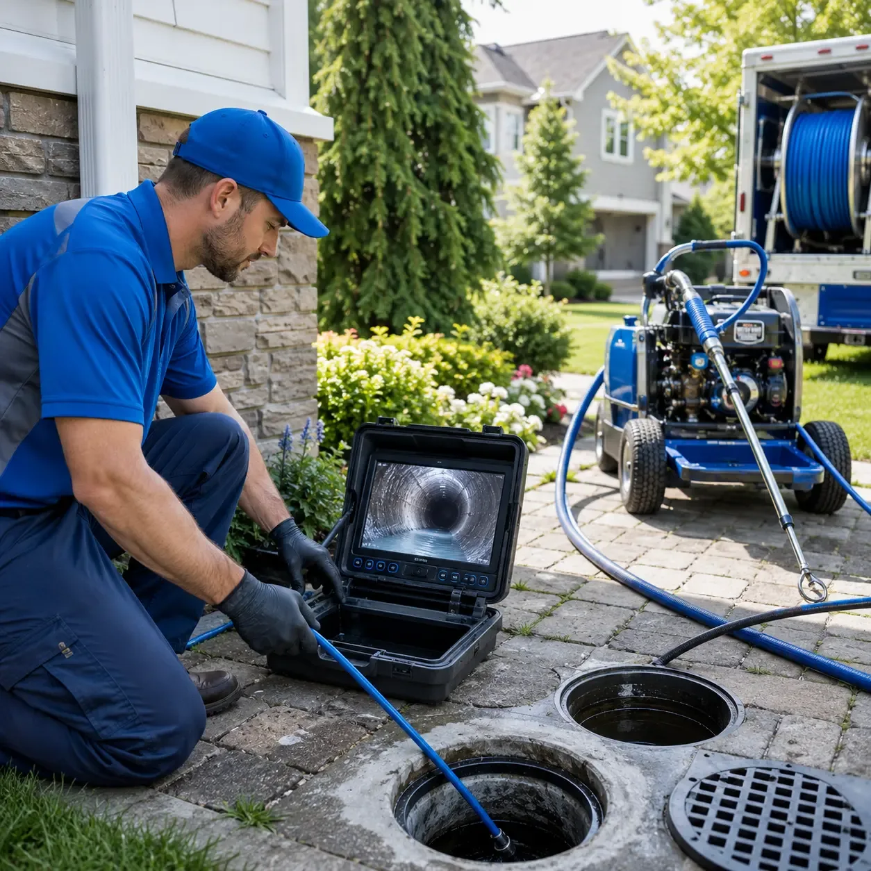 Outdoor drain cleaning professionals serving Westport, PA
