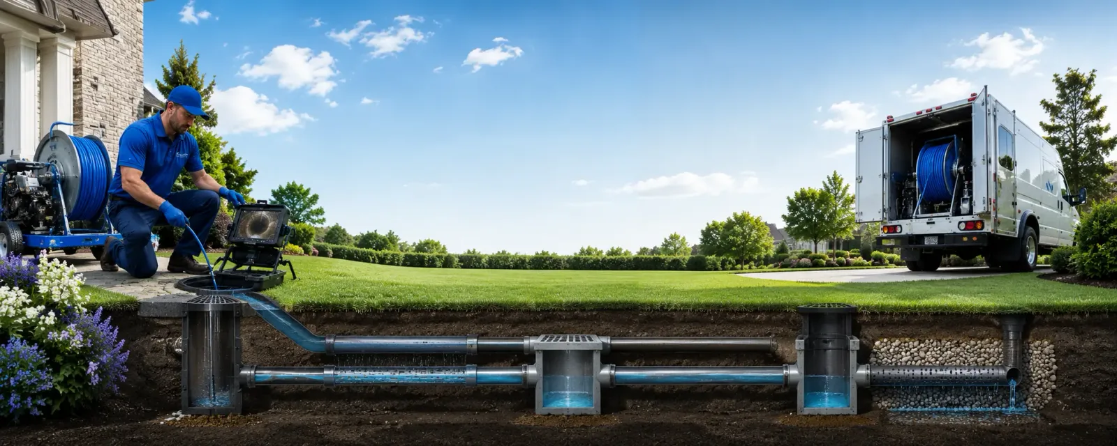 Outdoor drain cleaning information for Westport, PA