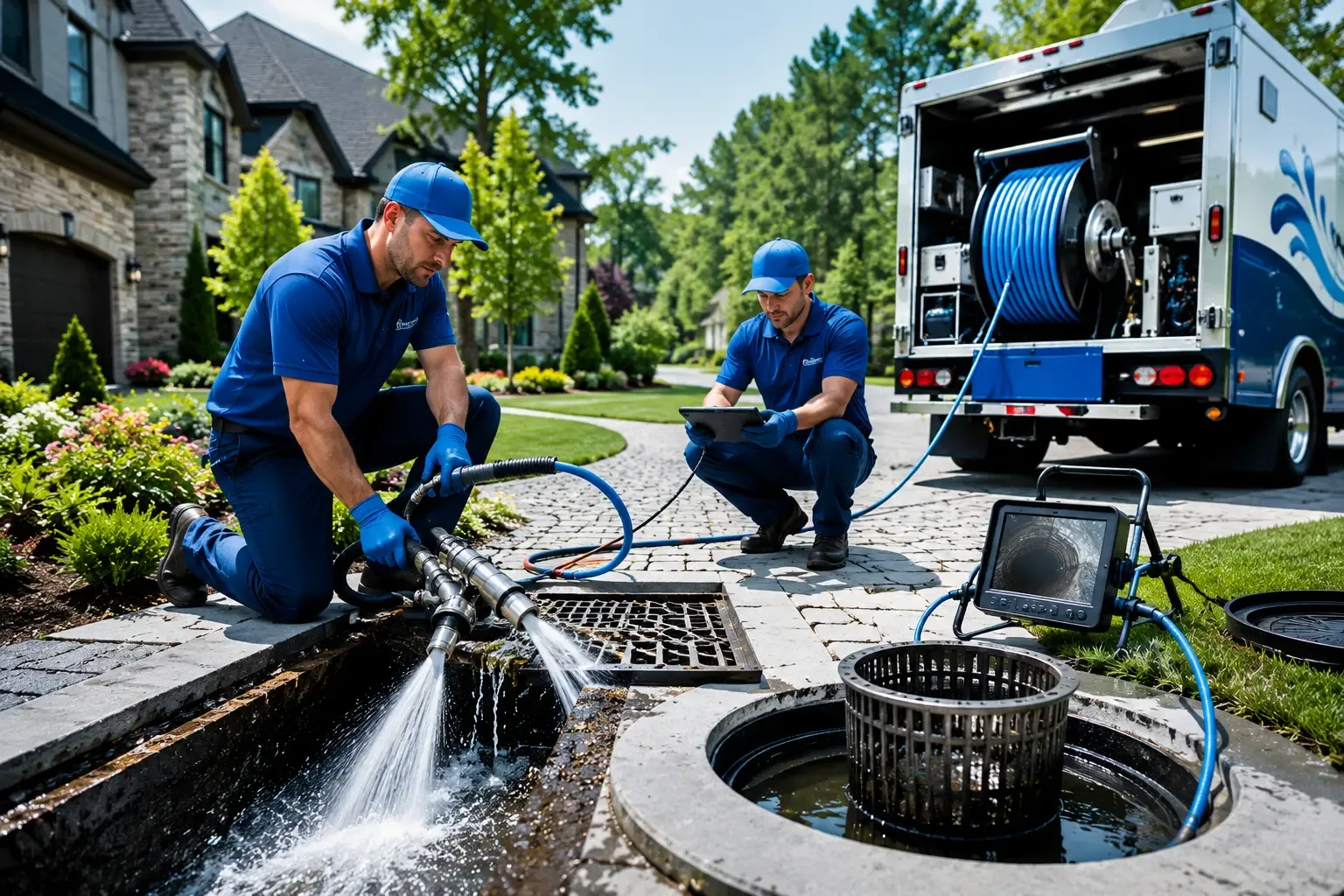 Local outdoor drain cleaning professionals in Westport, PA